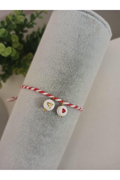 LUCKY ACCESSORIES حرف مارتينيكا وسوار قلب حرف A