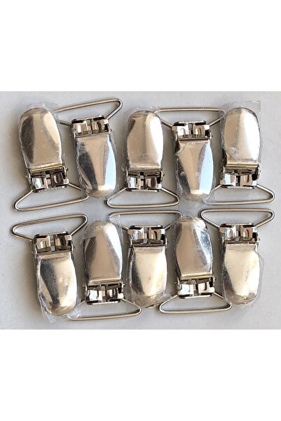 KemerSepeti Pantolon Askısı Klipsi Emzik Klipsi 10 ADET 2.5 Cm