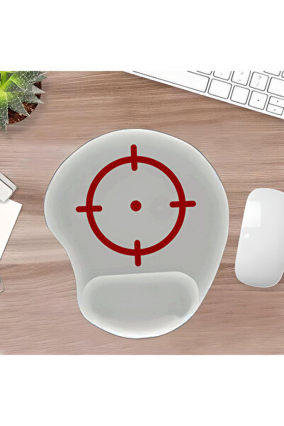 UcuruStore Οβάλ επιφάνεια ποντικιού με κοίλο σχέδιο και στήριγμα καρπού σε σχ...