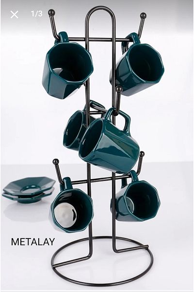 METALAY Umeraș pentru cană neagră