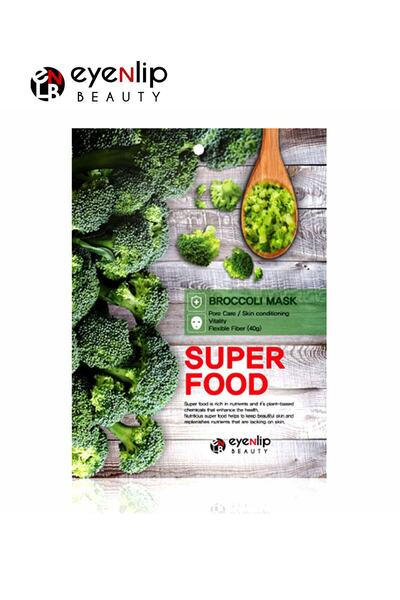 Eyenlip Beauty قناع ورقي لتنظيف المسام بخلاصة البروكلي