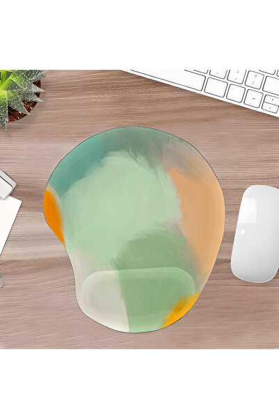 UcuruStore Πράσινο Πορτοκαλί Μπλε Χρωματικό Μείγμα Οβάλ Επιφάνεια Ποντικιού μ...