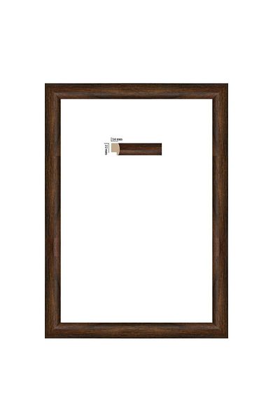 AS TİCARET Puzzle Frame 22 Mm Pvc Glass 50x70 (1000 pcs) Brown