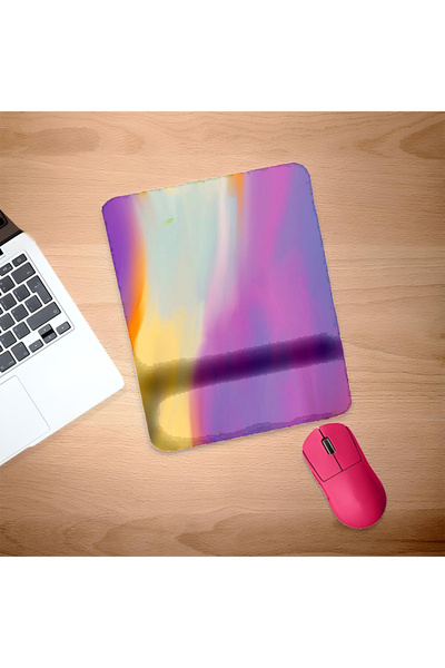 UcuruStore Pad pentru mouse dreptunghiular, în culori violet și galben, cu su...