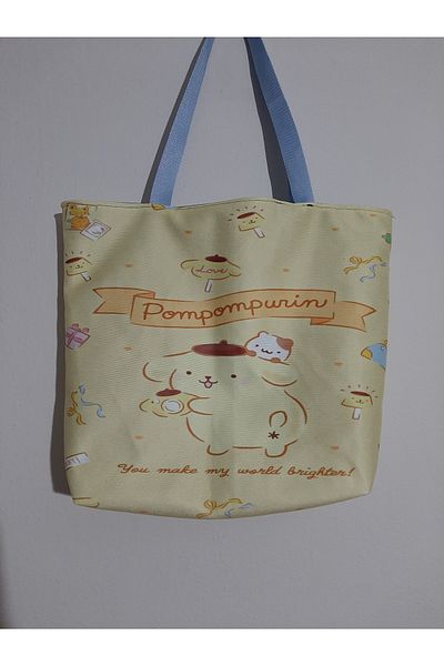 owl bag Sanrio Kawai - Pompompurin Patterned Fabric Shoulder Bag