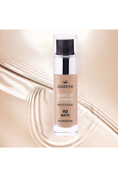 Gabrini Matte Foundation Ultra Intensive Concealer Professional Hd 30 Ml No: 1