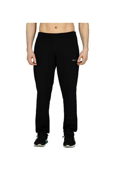 Marco Ferry Black Men's Two Thread Classic Model Pocket Straight Leg Large Size Sweatpants EDY0032SYH