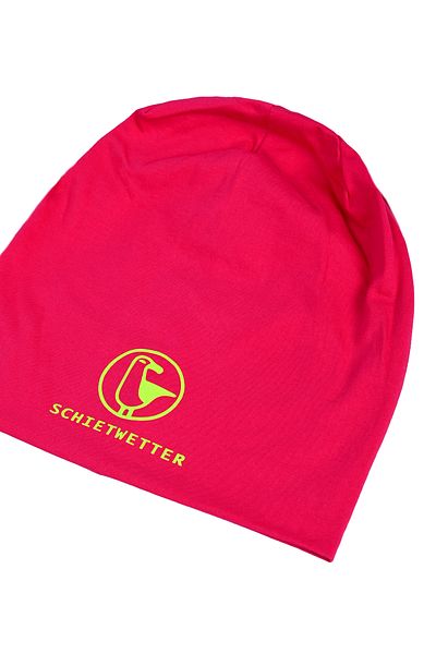 SCHIETWETTER Beanie mit Print Möwe stretch, warm, weich