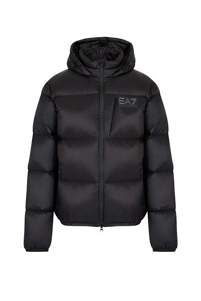 EA7 Jacke Steppjacke aus irisierendem Funktionsgewebe
