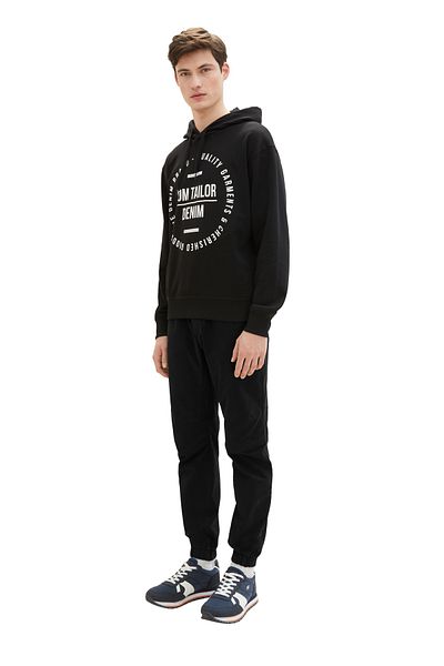 Tom Tailor Denim Μαύρο Παντελόνι για Ενήλικες