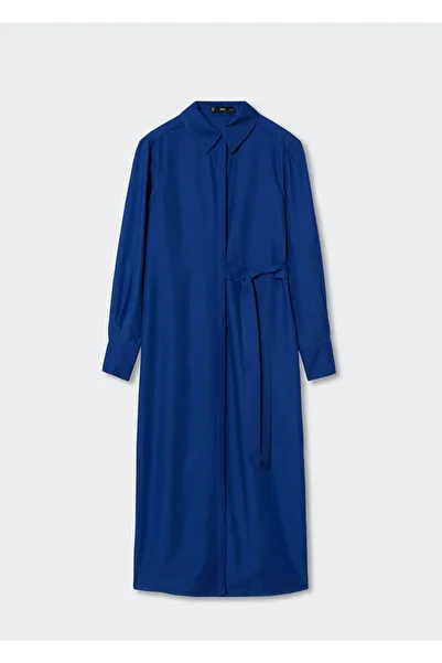 MANGO Woman Blue Women's Dress37093851
