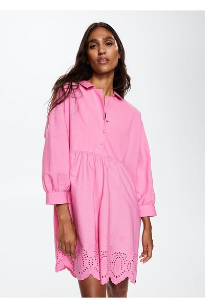 MANGO Woman Rosa Damenkleid 37025824