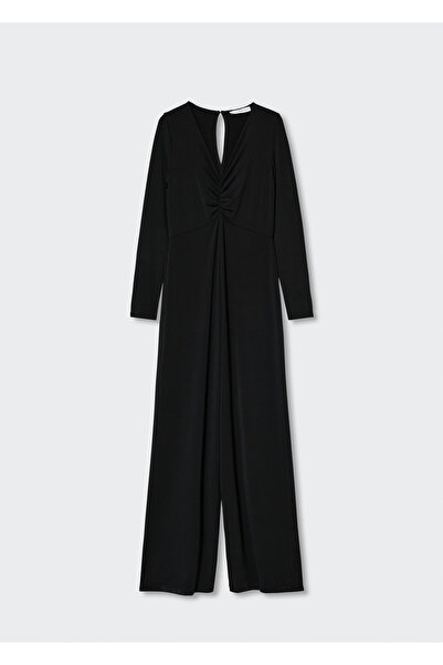 MANGO Woman Siyah Kadın Tulum 37065960