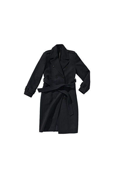 MANGO Woman Parlak Mavi Kadın Yetişkin Palto 37025143