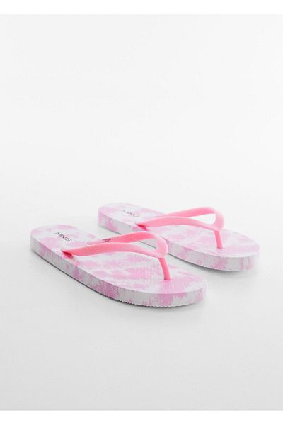 MANGO Kids Ροζ παντόφλες για κορίτσια47027826