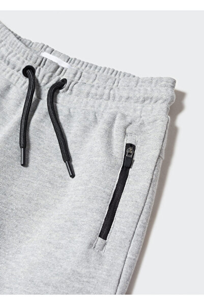 MANGO Kids Μεταλλικά γκρι αγορίστικα σορτς και βερμούδες47095941