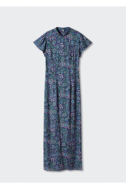 MANGO Kids Mavi Elbise  47016321