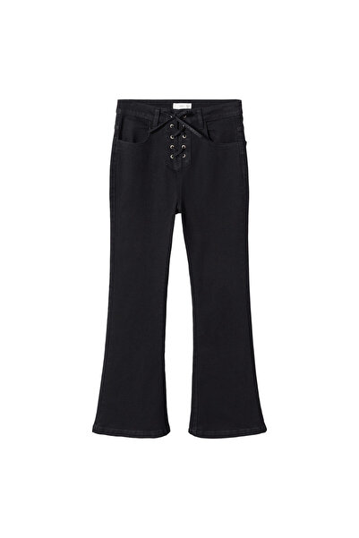 MANGO Kids Siyah Kız Çocuk Pantolon  47012879