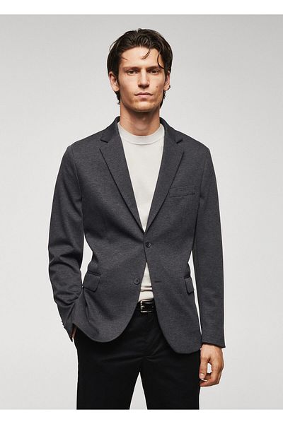 MANGO Man Gray Men's Blazer Jacket47050664