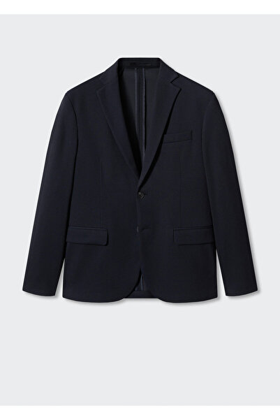MANGO Man Μπλε ανδρικό σακάκι σακάκι47050664