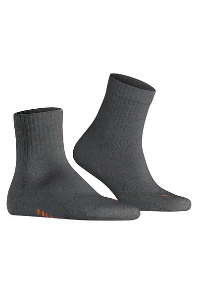 FALKE Unisex-Socken – Kurzsocken, Baumwollmischung, Run Rib, Bündchen, einfarbig