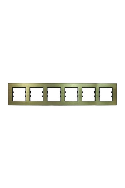 Alg106-71 Asfir Alüminyum Bronz Altılı Çerçeve (MEKANİZMA HARİÇ)