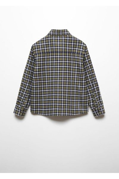 MANGO Kids Normaler Schnitt – Hemd mit Karo-Details