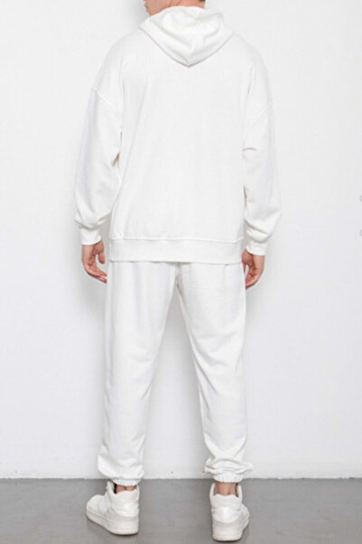 giyadda Unisex Hooded Comfortable Oversize Sweatshirt with Puff Inside - Jogger Sweatpants Set