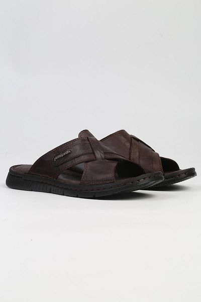 Pierre Cardin ® |   PC-7153 - 2115 Καφέ-Ανδρικές Παντόφλες