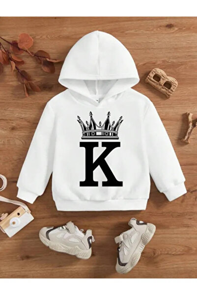 FRİENDS KİDS Παιδικό φούτερ με στάμπα White King