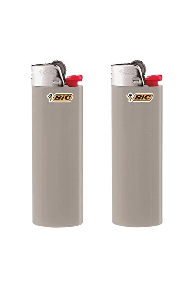 Bic J6 Maxi Çakmak (Grey) (2 Adet)