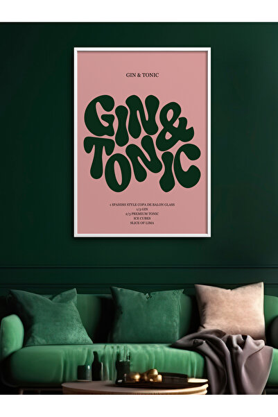 HOMEPACK Jedna slika Gin&Tonic uokvireni poster slika TK/331