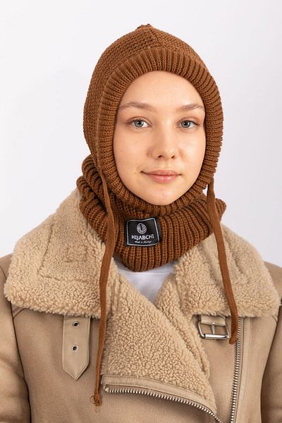 hijabchi Балаклава Трико Бере - Капучино