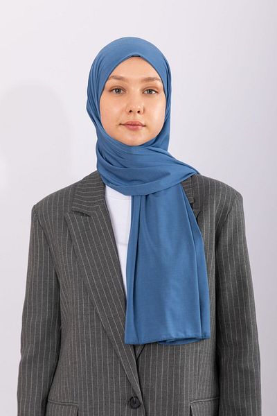 hijabchi Εισαγόμενο Premium Jersey - Indigo