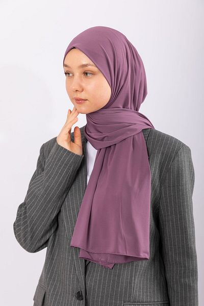 hijabchi Εισαγόμενο Premium Jersey - Σκούρο Λιλά