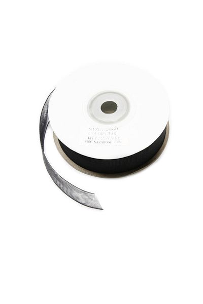 YENİ HEDİYELİK DÜNYAM Κορδέλα Organza 2cm-23mt-μαύρο Μοντέλο