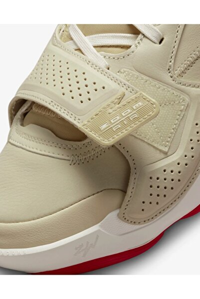 Nike Jordan Zion 2 'Let's Dance' Tan Beige Leather Sneaker Erkek Deri Spor Basketbol Ayakkabısı