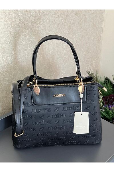 Armine ARM.206.SB Armine Special Color Konbin Leather Handbag Designed as a Hand and Arm Bag