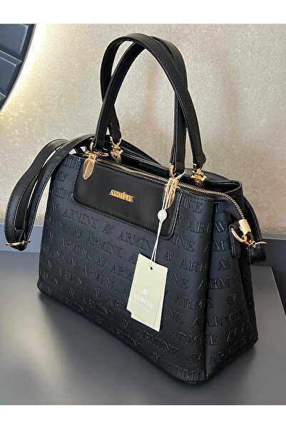 Armine ARM.206.SB Δερμάτινη τσάντα με λαβή Armine Special Color Konbin Σχεδιασμένη ως τσάντα χειρός και μπράτσου