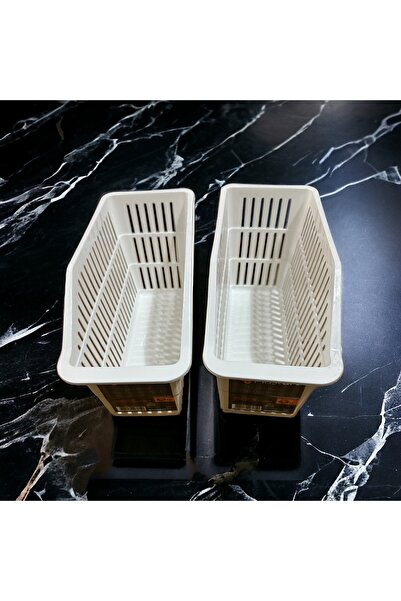 SERMER PAZARLAMA 2 قطعة منظم للثلاجة سلة فواكه خضروات المطبخ والحمام منظم تحت...