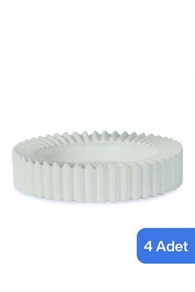 Evene 4 Pieces Model 5 - White Decorative Ashtray