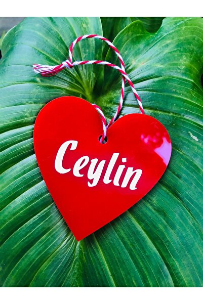 14 Şubat Sevgililer Gününe Özel Tek İsimli Hediye Kalp Anahtarlık/ Araba Süsü/ Ağaç Süsü/ Kapı Süsü