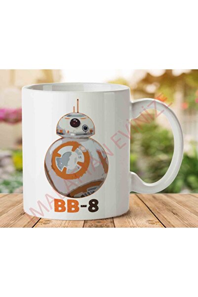 ART HEDİYE Bb-8 - كوب بطبعة حرب النجوم على الجانبين