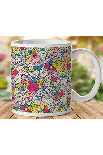 ART HEDİYE COLORFUL FLOWERS Mug