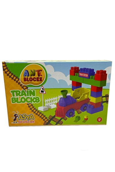 Shem Ant blocks Educational Train Lego Block Set 30 Pieces +18 Months