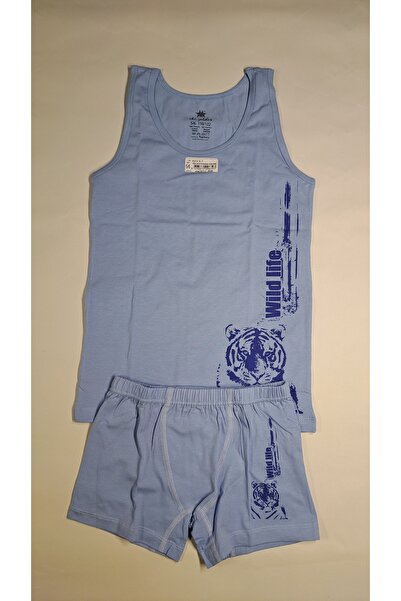 İki Yıldız Dječja muška potkošulja bokserice set