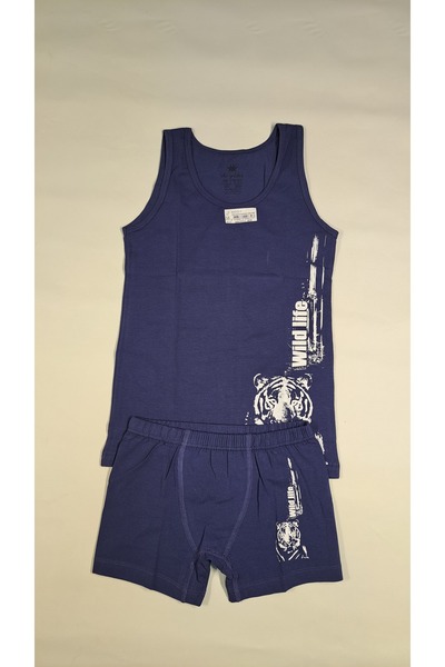 İki Yıldız Dječja muška potkošulja bokserice set