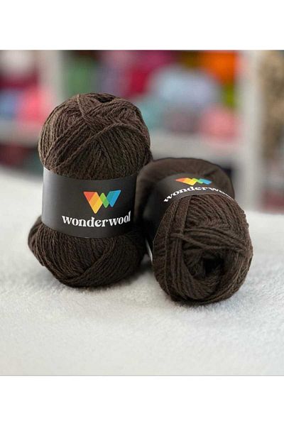 knitme 5 τεμάχια Campaign Knitting Twine Πουλόβερ Ζακέτα Γιλέκο Κασκόλ Beanie Twine Καφέ