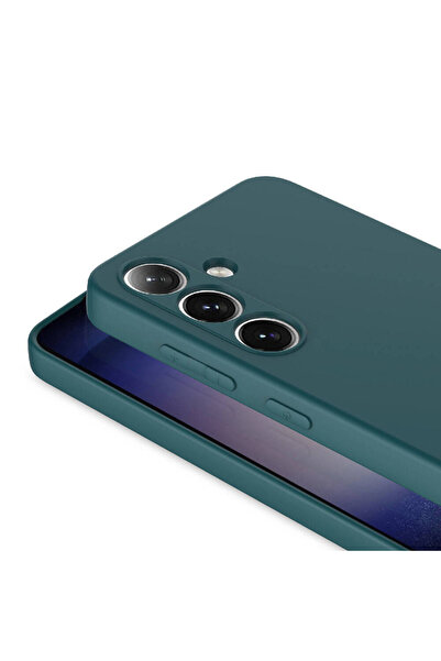 Nezih Case Samsung Galaxy S24 Plus Kılıf Kamera Korumalı Lansman Kadife İç Yüzeyli (Şık Tasarım) Silikon Kapak