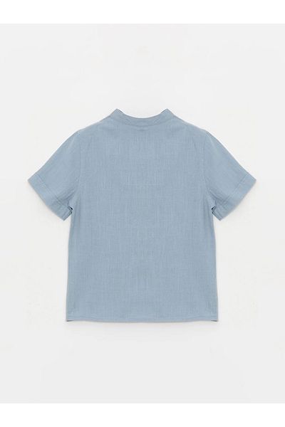 LC Waikiki LCW baby Hakim Collar Short Sleeve Basic Baby Boy Shirt